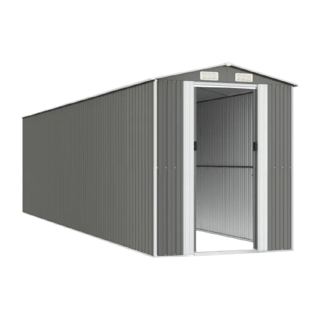 Metal Storage Shed for Garden Use Made of Galvanized Steel - 300 x 150 x 200